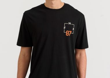 Relaxed fit t-shirt με text artwork τύπωμα στην πλάτη - FUNKY BUDDHA - 