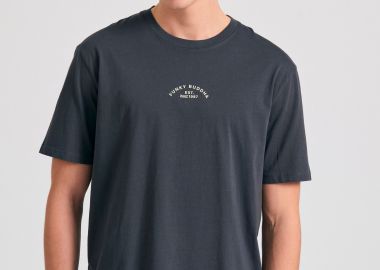 Relaxed fit t-shirt με text artwork τύπωμα στην πλάτη - FUNKY BUDDHA - 