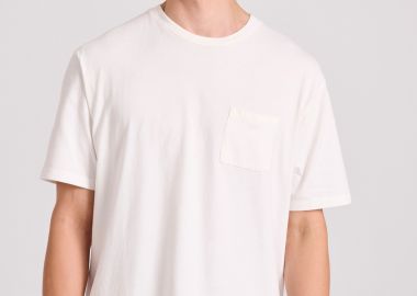 Relaxed fit t-shirt με τσέπη στο στήθος - FUNKY BUDDHA - 