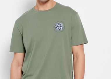 Relaxed fit t-shirt με τύπωμα - FUNKY BUDDHA - 