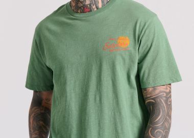 Relaxed fit t-shirt με τύπωμα στην πλάτη - FUNKY BUDDHA - 