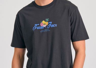 Relaxed fit t-shirt με τύπωμα στην πλάτη - FUNKY BUDDHA - 