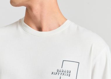 Relaxed fit t-shirt με τύπωμα στην πλάτη Garage 55. - GARAGE 55 - 