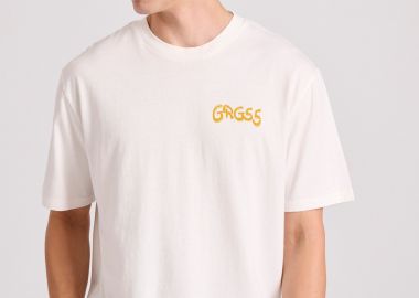 Relaxed t-shirt με vintage τύπωμα στην πλάτη Garage 55 - GARAGE 55 - 