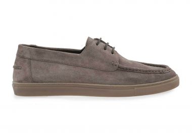 Renato Garini ανδρικά δερμάτινα boat shoes - W562V4021547 Καφέ Tawny - RENATO GARINI - 