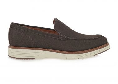 Renato Garini ανδρικά δερμάτινα loafers μονόχρωμα - W515W3071504 Καφέ - RENATO GARINI - 