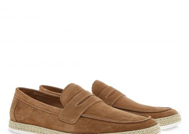 Renato Garini Ανδρικά παπούτσια LOAFERS 15W-558 Καμήλο Καστόρι U515W5581416 - Renato Garini - 