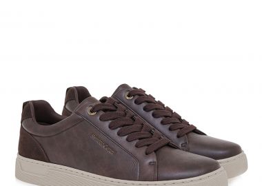 Renato Garini Ανδρικά παπούτσια Sneakers 700-828 Καφέ Καστόρι V57008281N31 - Renato Garini - 
