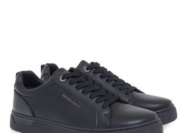 Renato Garini Ανδρικά παπούτσια Sneakers 700-828 Μαύρο Κροκό V5700828112J - Renato Garini - 