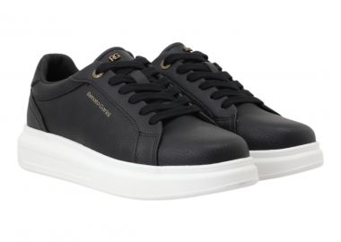 Renato Garini Ανδρικά παπούτσια Sneakers 700-911 Μαύρο GRAIN W57009113T28 - Renato Garini - 