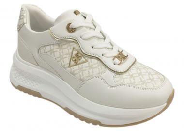 Renato Garini Γυναικεία Παπούτσια Sneakers 357-19R Λευκό Πλατίνα W119R35732C1 - Renato Garini - 