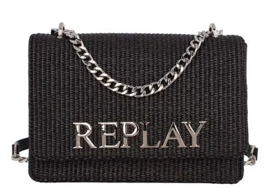 REPLAY ACC. LEATHER WOMAN FW3000.053.A2009A 0098 BLACK - REPLAY - 