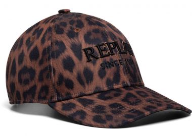REPLAY animal print καπέλο AW4330 - Replay - 