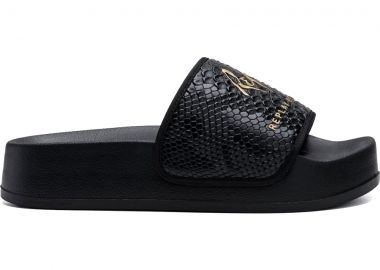 REPLAY μαύρη σαγιονάρα LOTTY SNAKE 2 - Replay - 