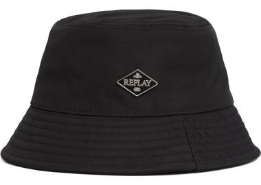 REPLAY μαυρο καπέλο bucket AW4326 - Replay - 