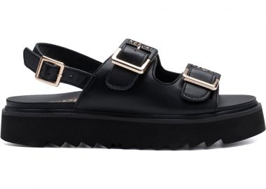 REPLAY μαύρο σανδάλι ALICANTE TONAL - Replay - 