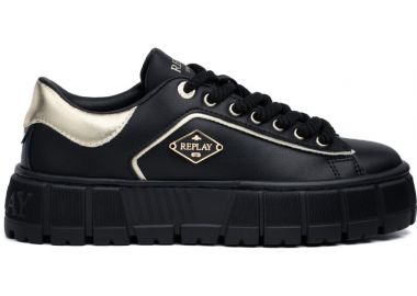 REPLAY μαύρο sneaker PAULETTE CITY - Replay - 