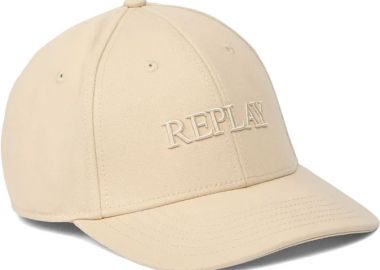 REPLAY μπεζ καπέλο AW4161 - Replay - 