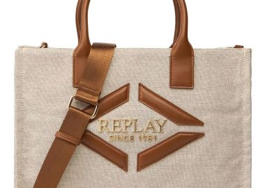 REPLAY μπεζ τσάντα ώμου FW3865 - Replay - 