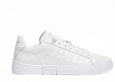 REPLAY SHOES MAN POLYS GMZ3P .002.C0037L 749 WHITE WHITE - REPLAY - 