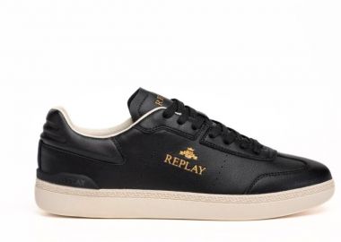 REPLAY SHOES MAN PYPER ACTION GMSD7 .002.C0001L 003 BLACK - REPLAY - 