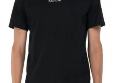 REPLAY T-Shirts ανδρικά M6936.000.23188P - Μαύρο-M6936.000.23188P-BLACK - REPLAY - 