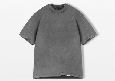 REPRESENT Ανδρικό Γκρι Initial Oversized T-Shirt - REPRESENT - 