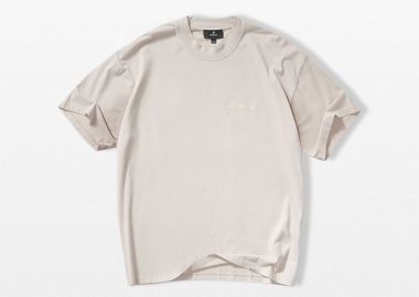 REPRESENT Ανδρικό Γκρι Script Logo T-Shirt - REPRESENT - 