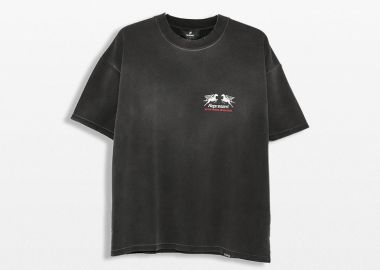 REPRESENT Ανδρικό Μαύρο 24 Hour Service T-Shirt - REPRESENT - 