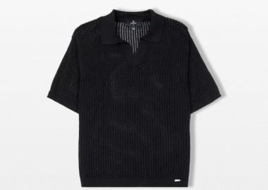 REPRESENT Ανδρικό Μαύρο Knitted T-Shirt - REPRESENT - 