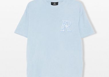 REPRESENT Ανδρικό Μπλε Western Initial T-Shirt - REPRESENT - 