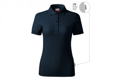 Reserve Women's Polo Shirt Navy Brand Label - Malfini - 