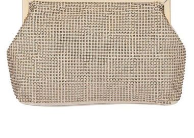 retro glam strass τσαντάκι clasp χρυσό - PerfectDress.gr - 