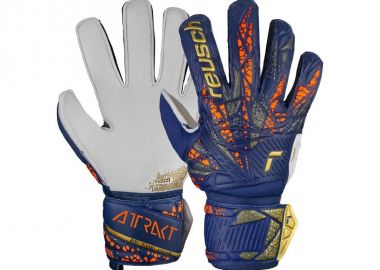 Reusch Attrakt Grip Jr 5472815 4410 goalkeeper gloves - Reusch - 