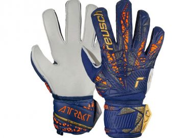 Reusch Attrakt Solid Jr 5472515 4410 goalkeeper gloves - Reusch - 