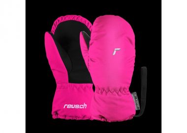 Reusch Olly RTEX XT Mitten Children's Ski Gloves Velcro Waterproof Insulated Pink 61855883350 -  - 