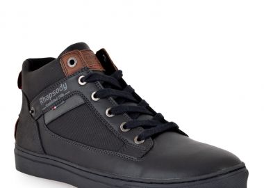 RHAPSODY Ανδρικά Μποτάκια Αρβυλάκια 709194 Mαύρο J589S1942001 - RHAPSODY - 