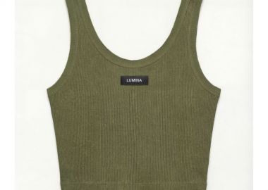 RIBBED CROP TANK TOP BY LUMINA - sense-shop - 