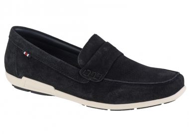 Rieker Δερμάτινα Ανδρικά Μοκασίνια Navy 09050-14 - Rieker - 