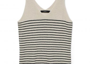 Ριγέ αμάνικο πλεκτό τοπ με lurex VERO MODA -  - 