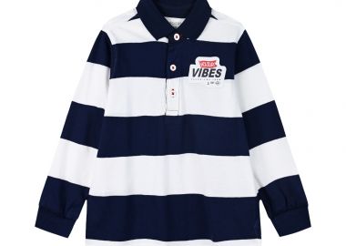 Ριγέ μακρυμάνικη μπλούζα για αγόρι - ΜΑΡΕΝ 12-225114-5 - energiers - 