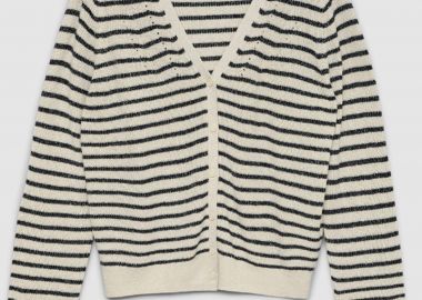 Ριγέ V-neck ζακέτα με λούρεξ VERO MODA -  - 