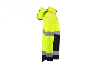 Rimeck Bicolor EN ISO 20471 Softshell Jacket M MLIT5297 fluorescent yellow - Rimeck - 