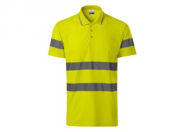 Rimeck HV Runway M polo shirt MLI2V997 fluorescent yellow - Rimeck - 