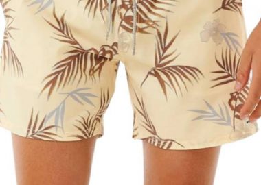 RIP CURL ανδρικό μαγιό SURF REVIVAL FLORAL VOLLEY - Κίτρινο-08BMBO-YELLOW - RIP CURL - 