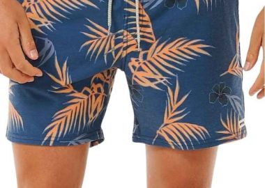 RIP CURL ανδρικό μαγιό SURF REVIVAL FLORAL VOLLEY - Μπλε-08BMBO-BLUE - RIP CURL - 