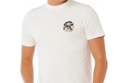 Rip Curl Ανδρικό Wettie Passage Icon Tee - Λευκό-10EMTE-WHITE - RIP CURL - 