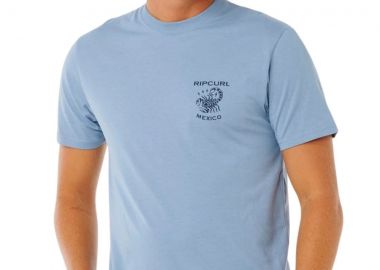 Rip Curl Desti Animals Tee Ανδρικό - Μπλε-0XZMTE-DENIM - RIP CURL - 