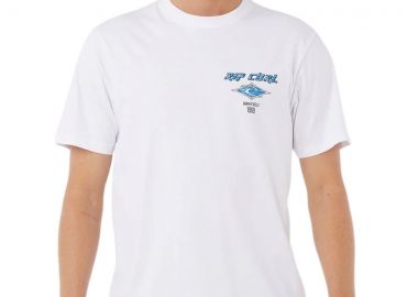 Rip Curl Fade Out Icon Tee Ανδρικό T-Shirt -Λευκό-0CAMTE-WHITE - RIP CURL - 