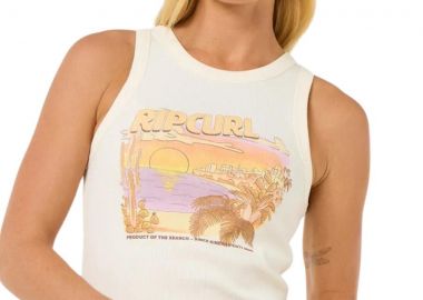 RIP CURL T-Shirts LA PALOMA TANK - ΜΠΕΖ-0FGWTE-BEIGE - RIP CURL - 